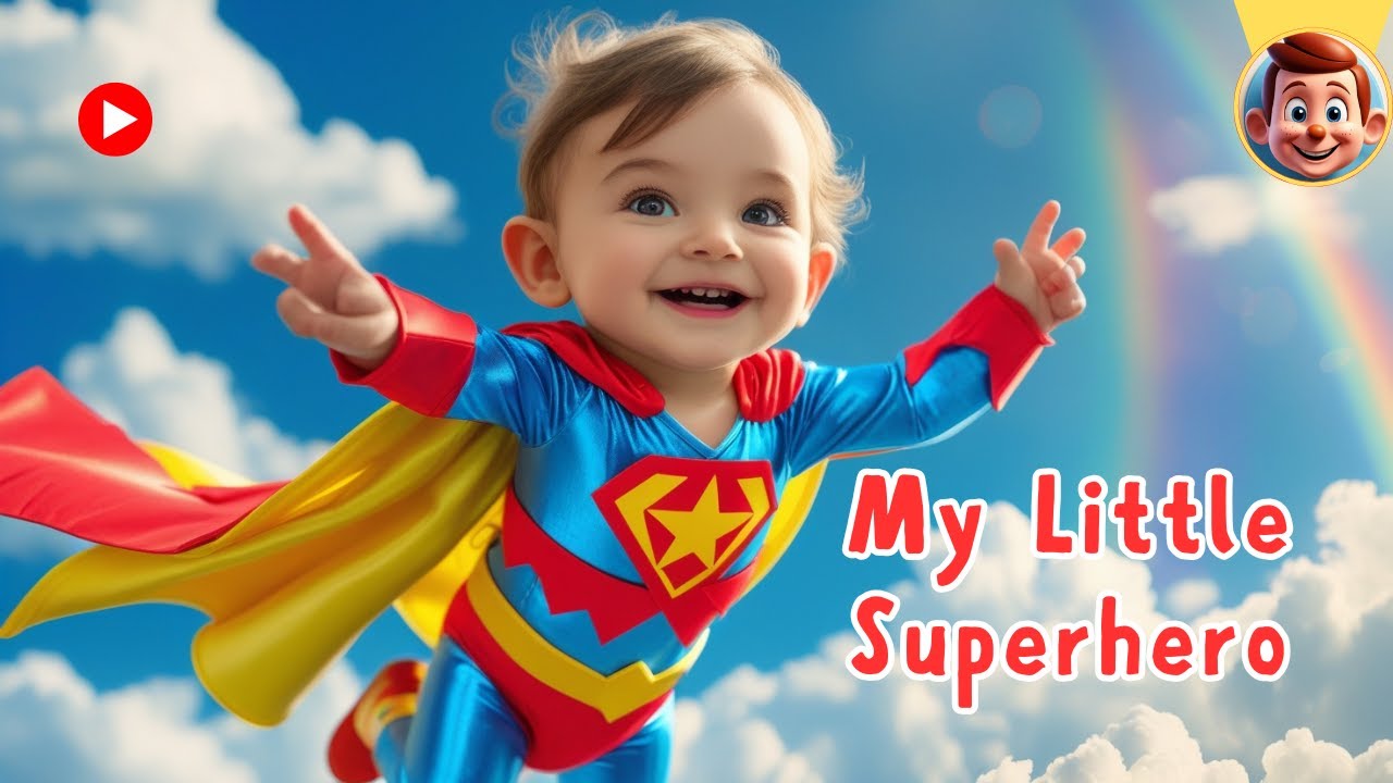 My Little Superhero 👶🦸 | Superhero Song for Toddlers | 3D Kids Rhyme | Nursery Animation