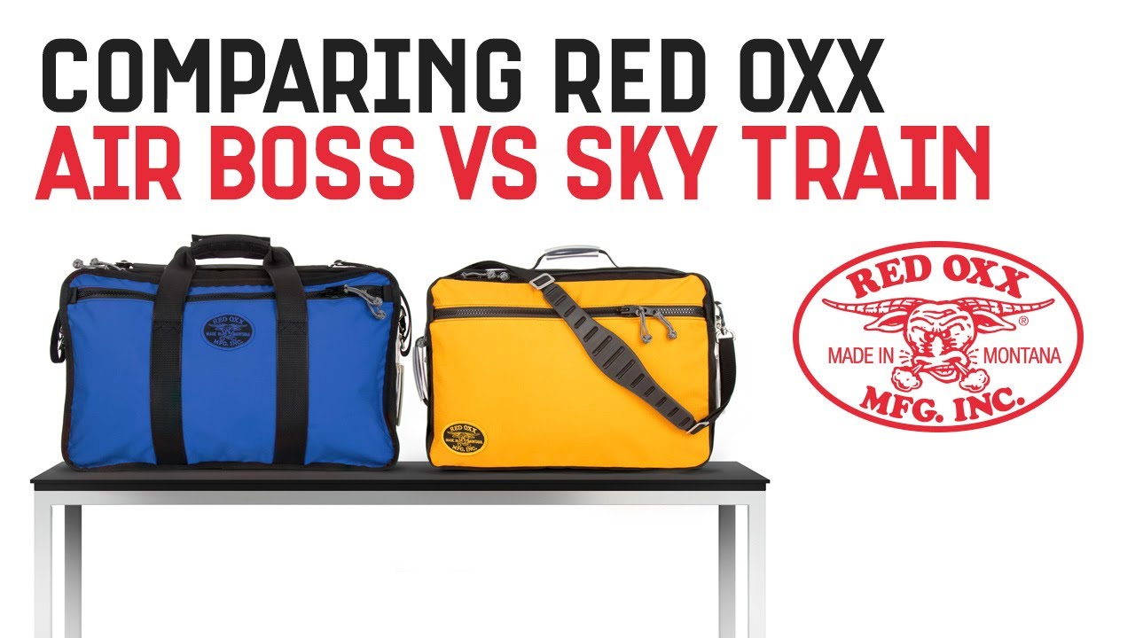 Comparing the Red Oxx Air Boss vs  Sky Train Video