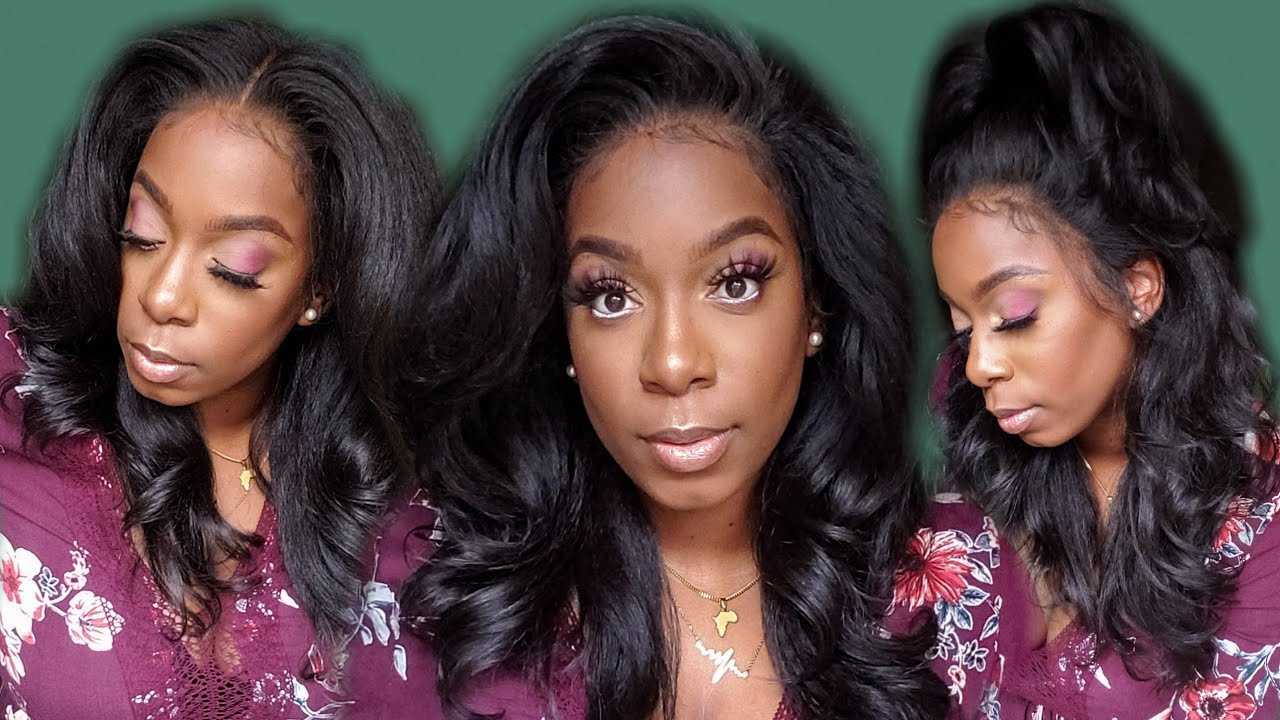 $50 Natural Banger!🔥| NEW Outre JULIANNE | Beginner Glueless HD Transparent Lace Wig | Ebonyline