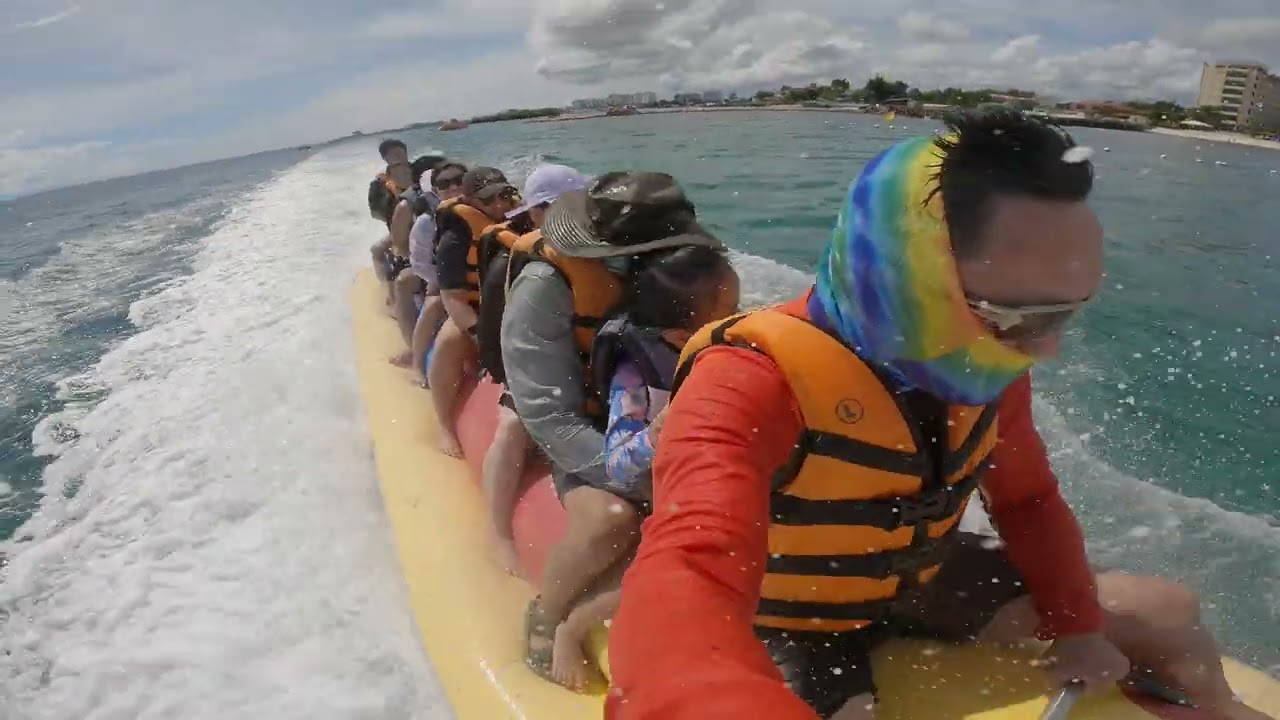 Raw banana boat footage