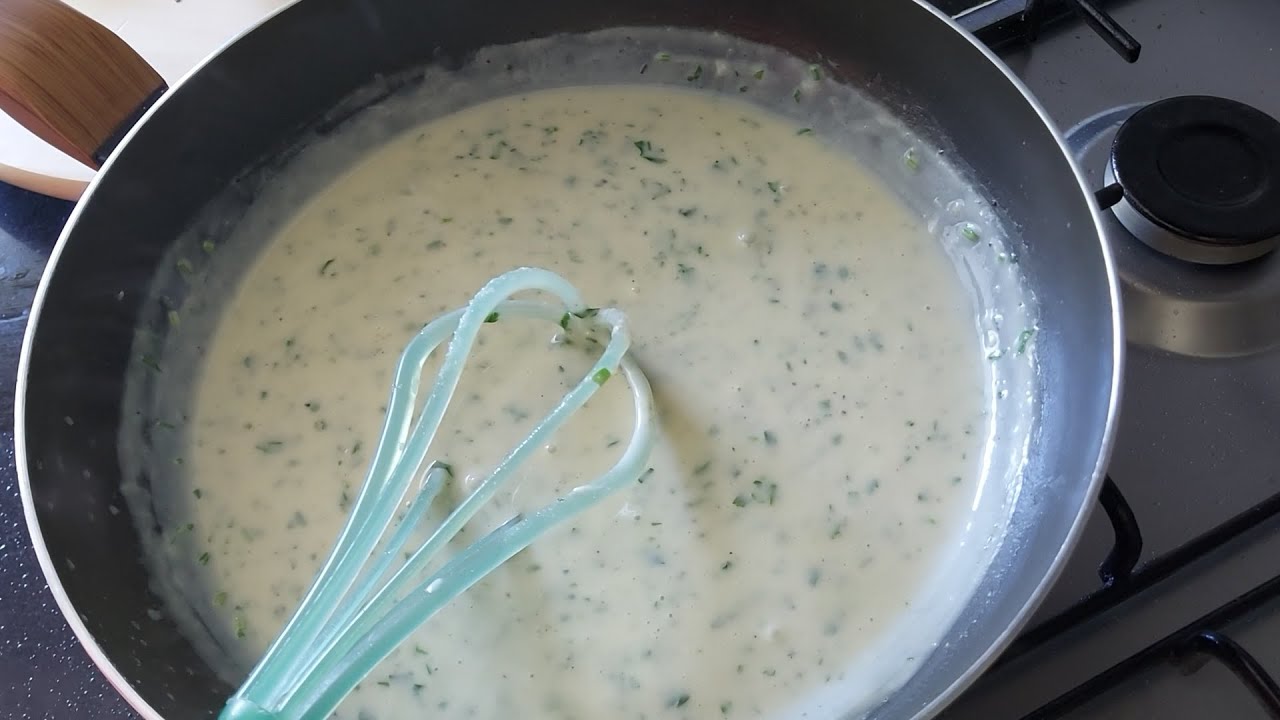 اسرع و الذ صلصة بيضاء للمعجنات و الأسماك و المشويات | Sauce blanche pour les pâtes et les poissons