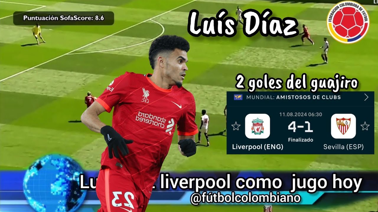 Lu&iacute;s D&iacute;az vs Sevilla resumen del partido (doblete)