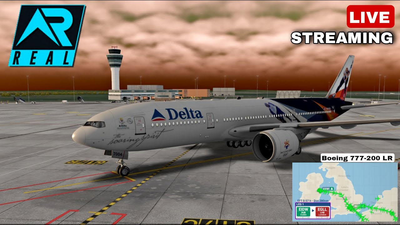 Live streaming New London Tour Event | Real Flight Simulator | Boeing 777-200LR | RFS 3.1.3
