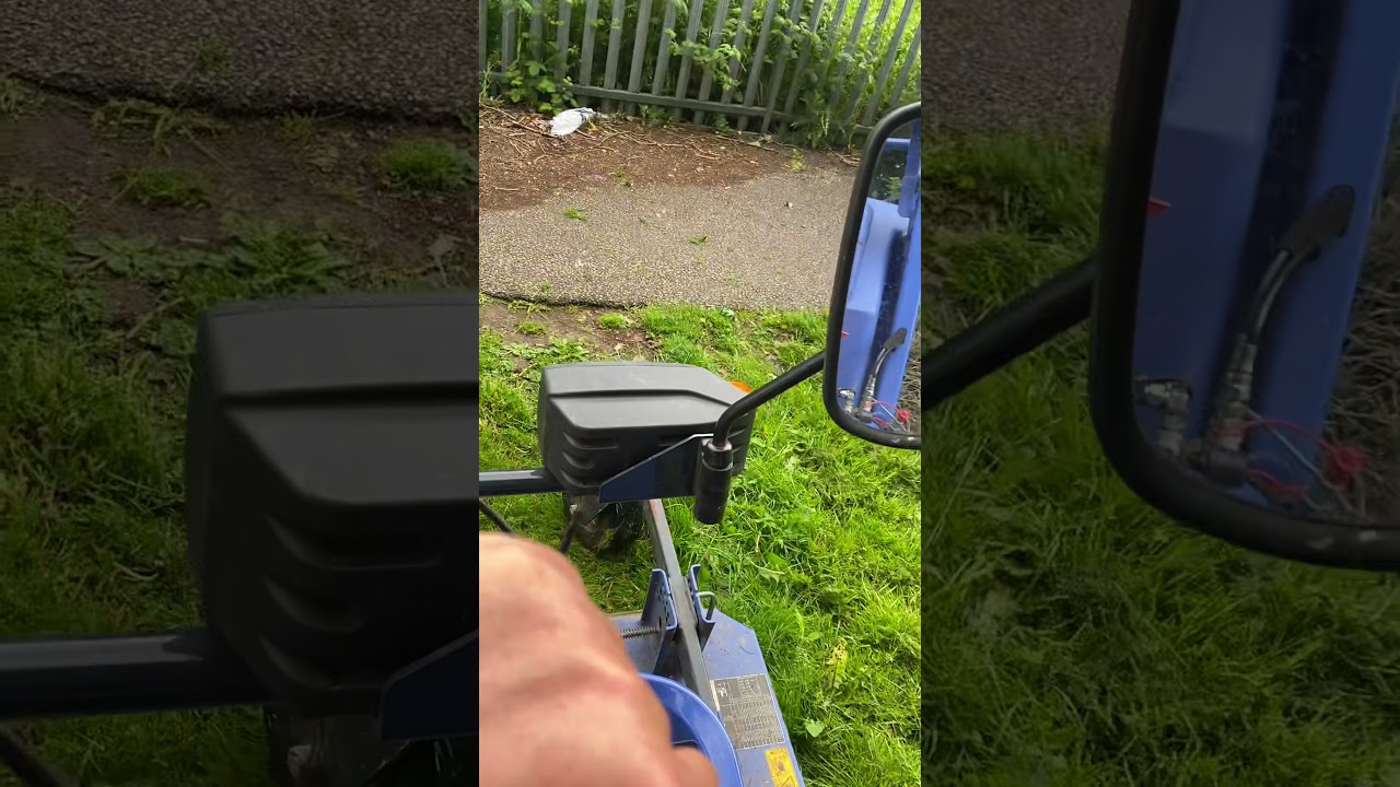 Using the iseki ride on mower