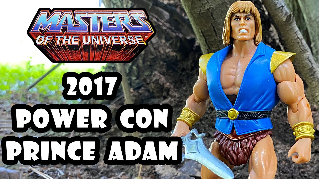 Power-Con Prince Adam 2017 Action Figure Overview Super7 Masters of the Universe Classics