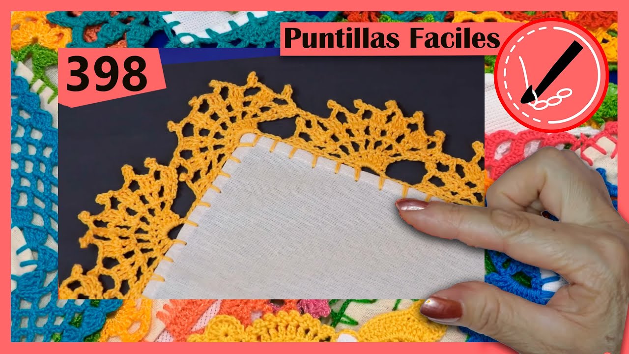 🥢ORILLA BONITA PARA SERVILLETA🕸 NUMERO # 398