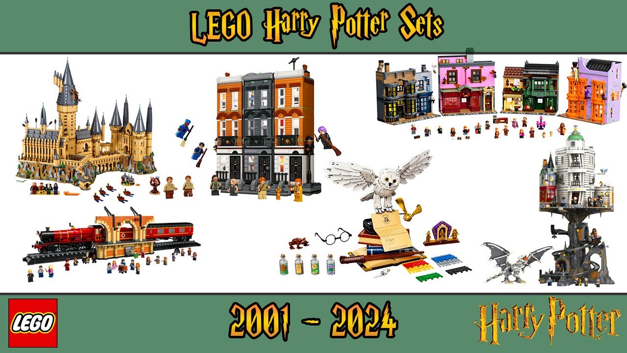 Every Lego Harry Potter Sets from 2001 to 2024  - Prices, Number of Elements, and Minifigures!