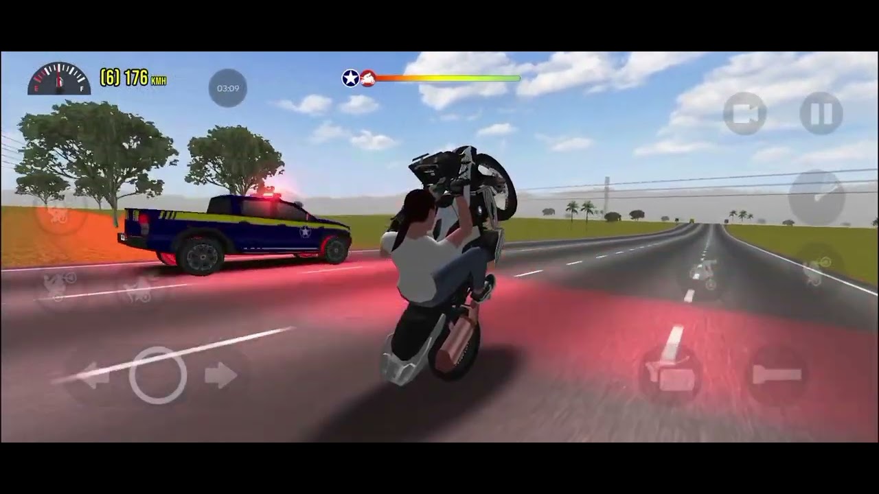 Ela deu fuga na polícia!!