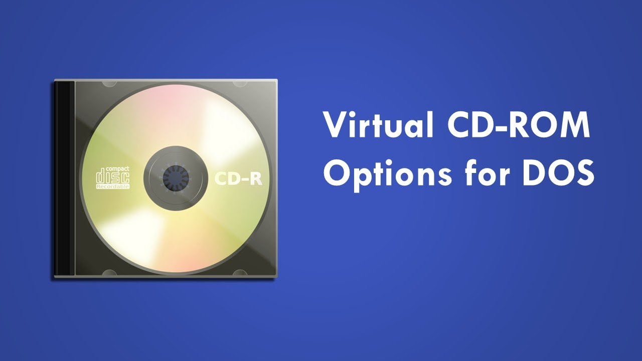 Play DOS Games Without CD-ROM Drive (Virtual CD-ROM for DOS)