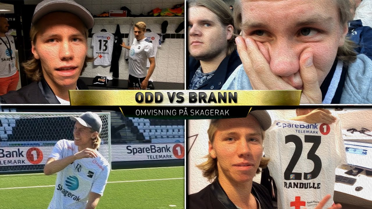 ODD MOT BRANN TIPPELIGAVLOG!! OMVISNING PÅ SKAGERAK ARENA!!