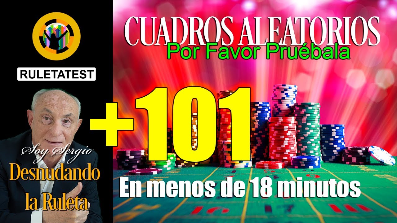 C&oacute;mo ganar en la ruleta con Cuadros Aleatorios | +101 fichas r&aacute;pido| RuletaTest