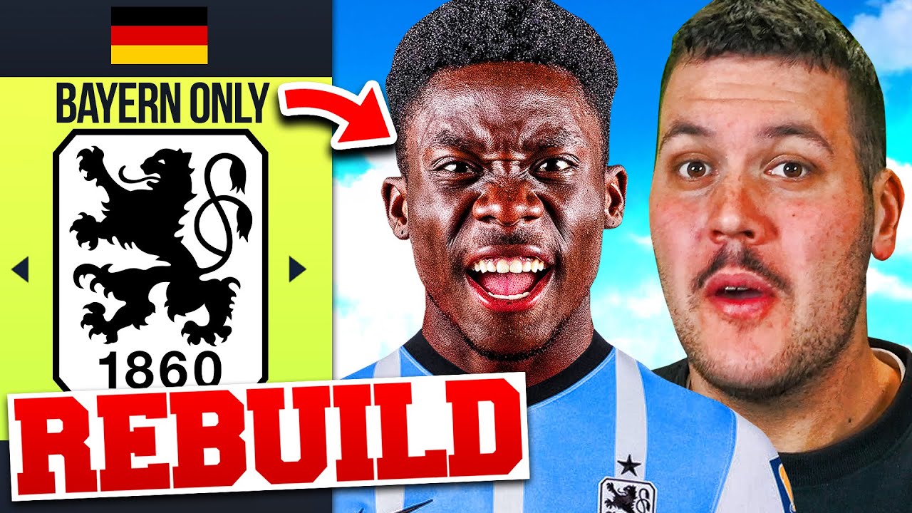 REBUILDING 1860 Munich with ONLY Bayern Munich Players!