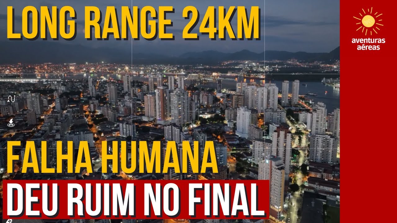 Long Range drone DJI Mavic 3 falha sem sinal