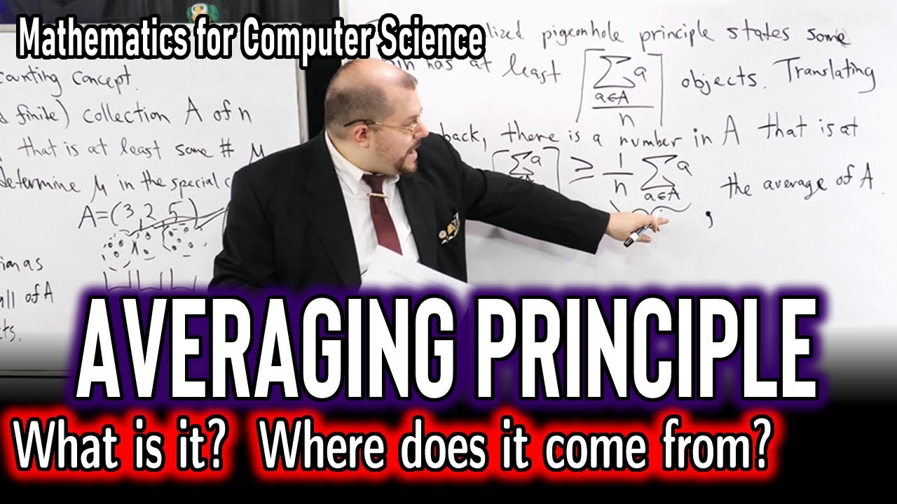 What is the Averaging Principle?  [FULL PROOF & MORE] (Maths for Computer Science)