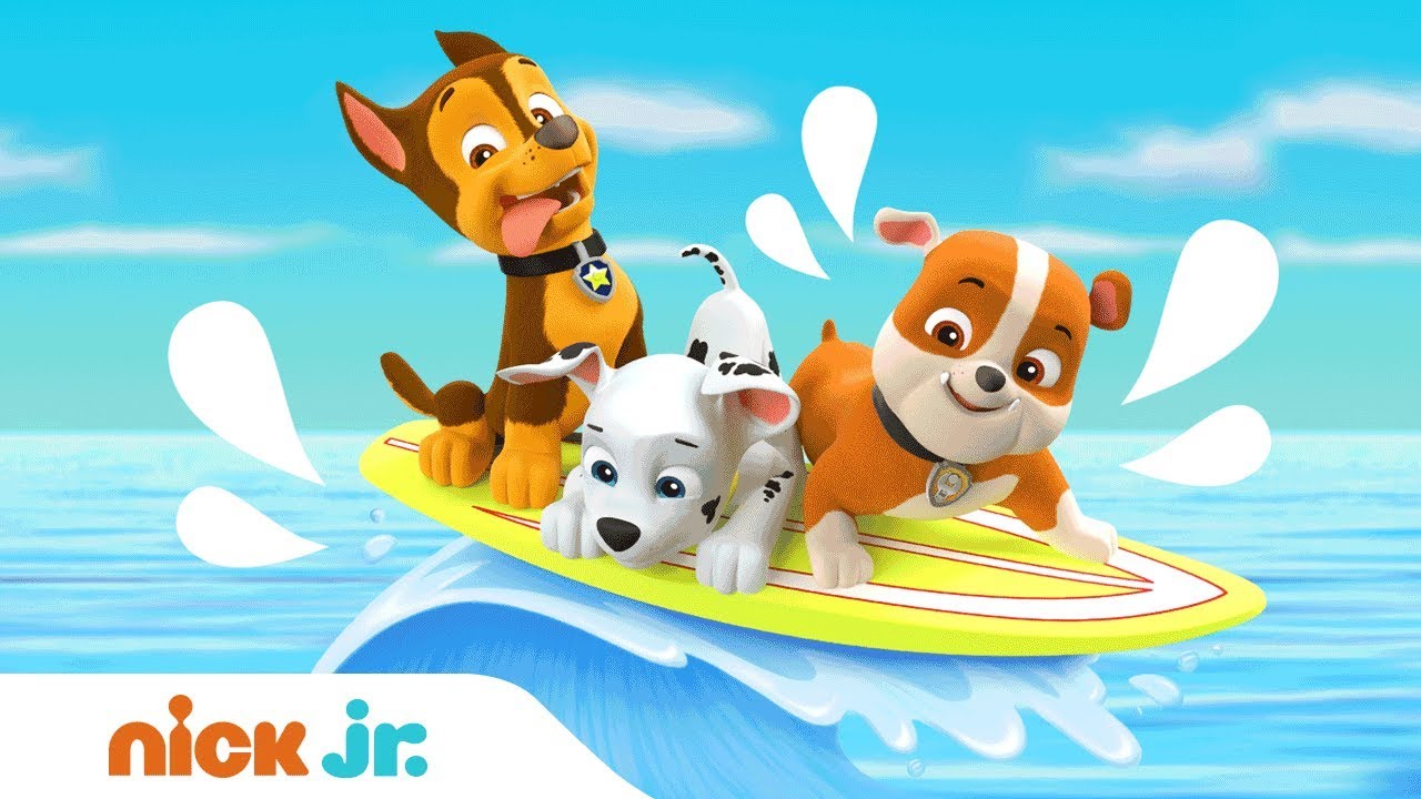 Summer Splashy Fun 💦 w/ PAW Patrol’s Marshall, Chase, Rubble, Zuma, & More | PAW Patrol | Nick Jr.