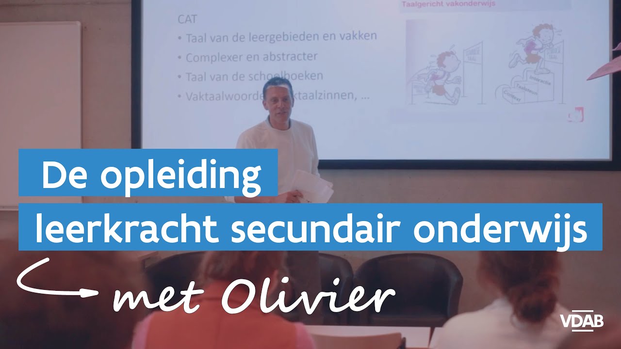 Leerkracht secundair onderwijs worden? Start je opleiding bij VDAB