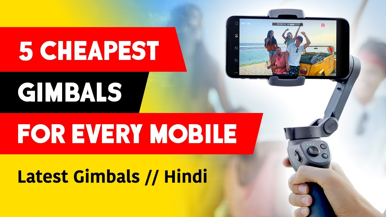 Best Mobile Gimbal Under ₹5000 - ₹10000 🔥 Top 5 Best Gimbals for Smartphone in 2024 // iPhone Gimbal