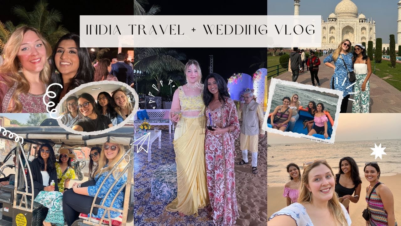 India Travel and Wedding Vlog (Delhi/Goa)