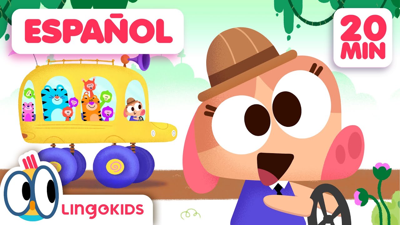 🦁🎶 ¡A Toda Velocidad por la Selva! Aventuras Musicales | Lingokids