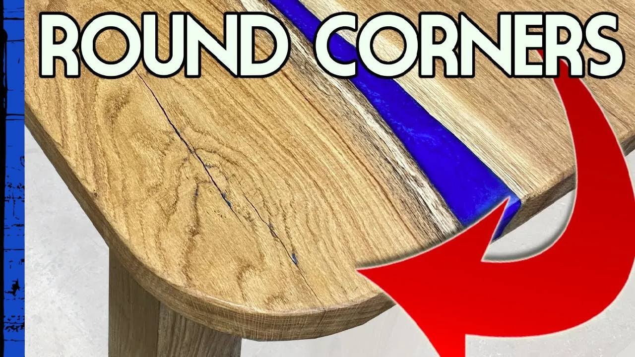 Как можно сделать закругленные углы на столе!