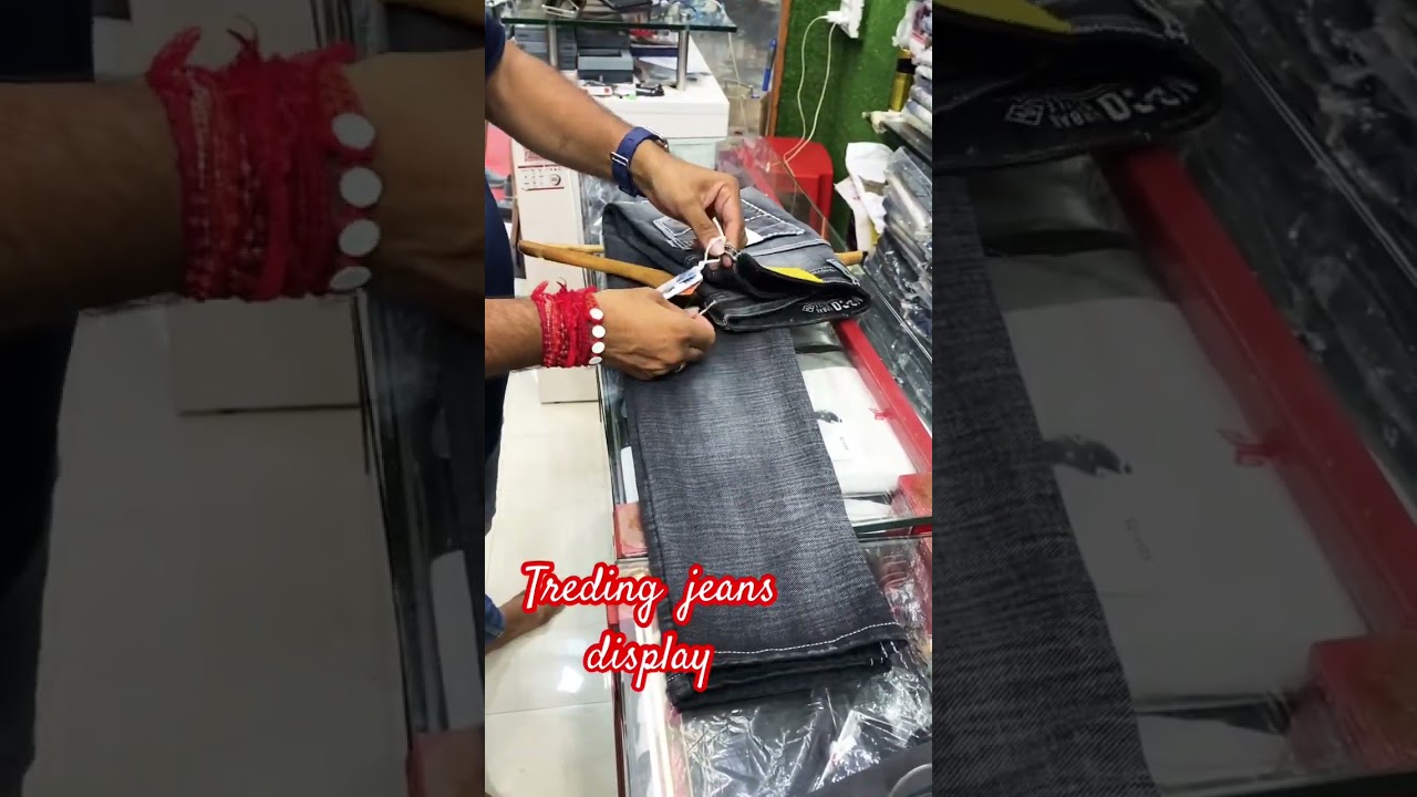 Treding jeans display @yofashionstudio Mira Road store #trending #fashion #yt