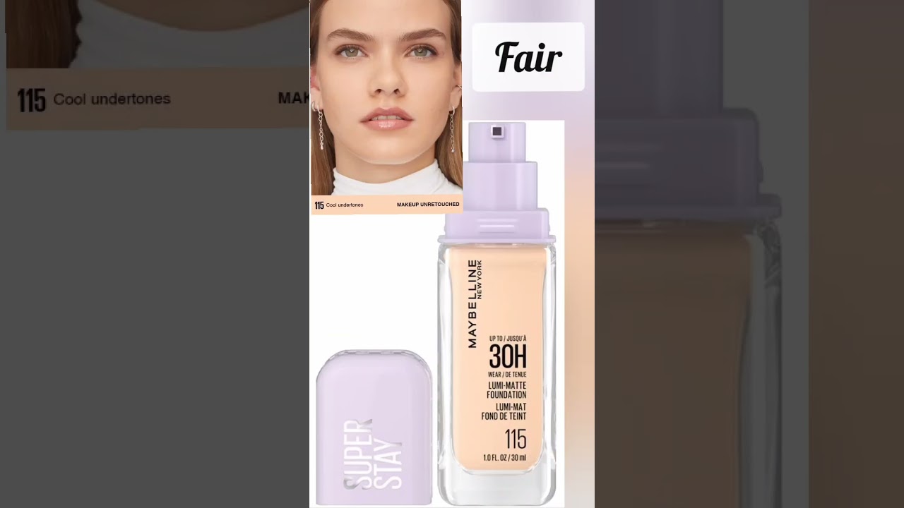 Maybelline Superstay Lumi Matte Foundation 3 Shades 
