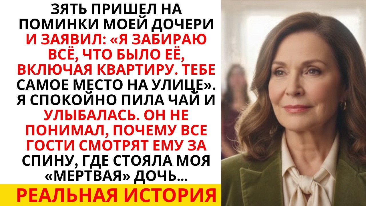 Зять заявил на поминках: 