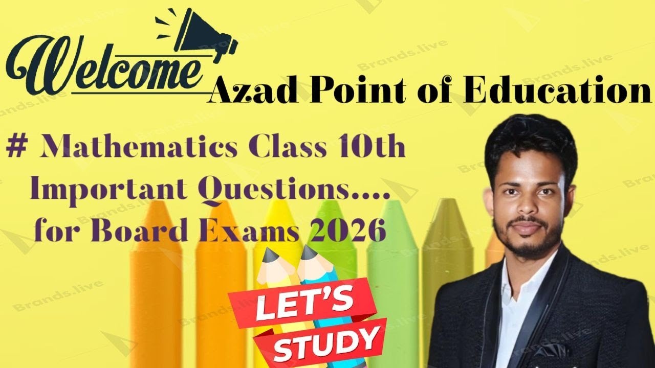 Pre-Board exam 2026, Class 10th solved maths paper, revision 