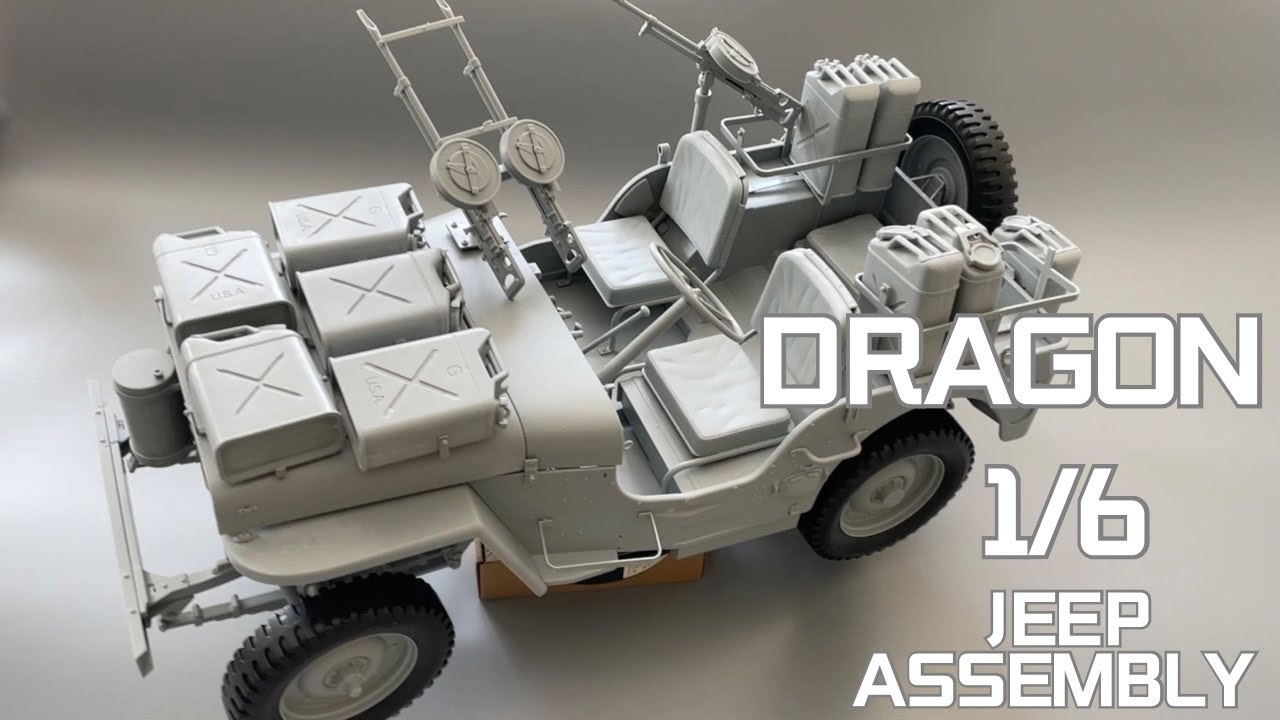 Dragon 1/6 SAS 4x4 Desert Raider  assembly
