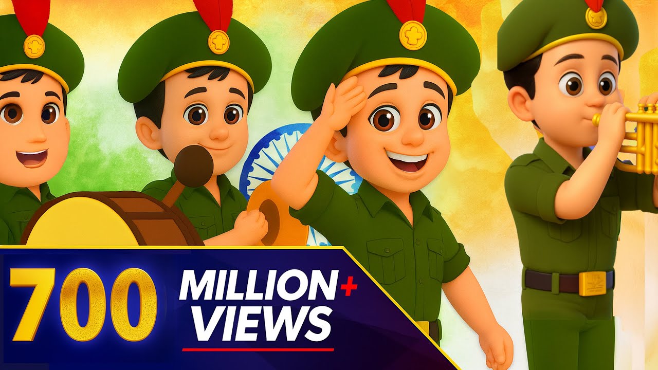 Nanha Munna Rahi Hoon | independence day 2025 | Popular Indian Patriotic Hindi song | TinyDreams