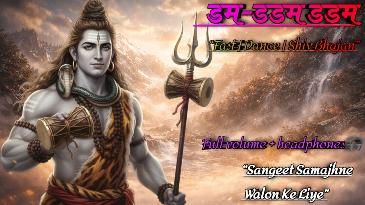 डम डडम डडम | शिव तांडव भजन | डमरू नाद | महाकाल | Fakira Sound Of Soil