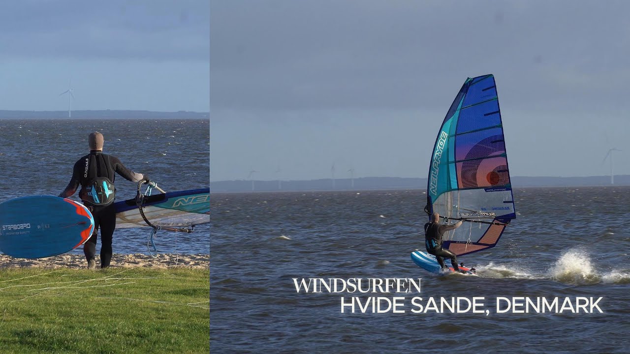 Slalom Windsurfing Hvide Sande on New Year