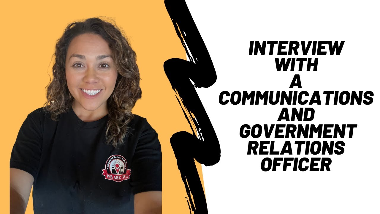 Career Exploration Interview: Communications and Government Relations Officer