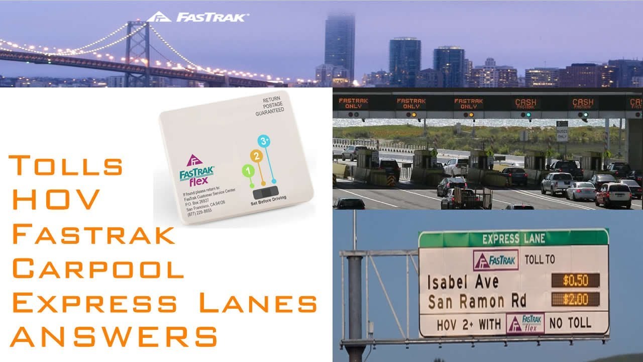 Fastrak Flex in the Bay Area - Express Lanes, Bridge Tolls, Cars, and Motorcycles