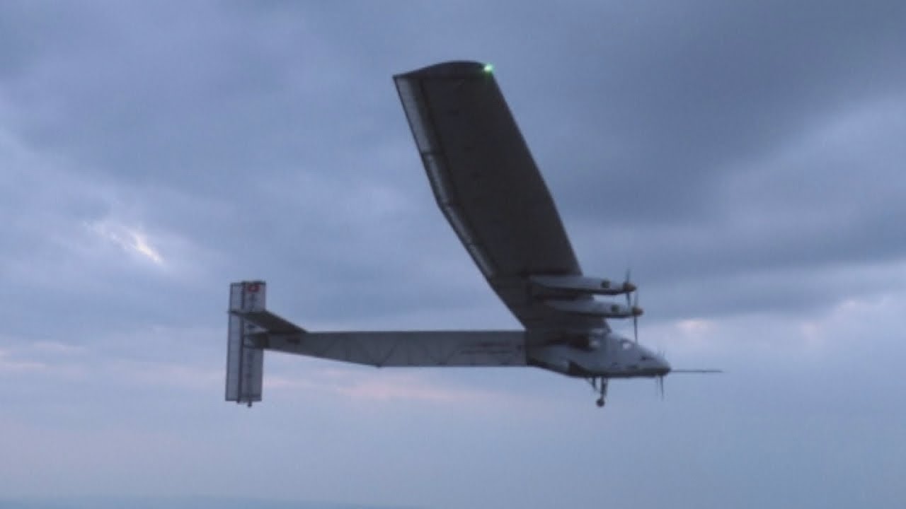 Solar-powered plane makes first flight in Switzerland
