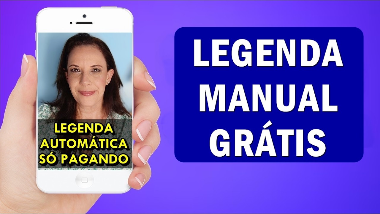 Como fazer LEGENDAS MANUAIS GRÁTIS para Reels e Stories