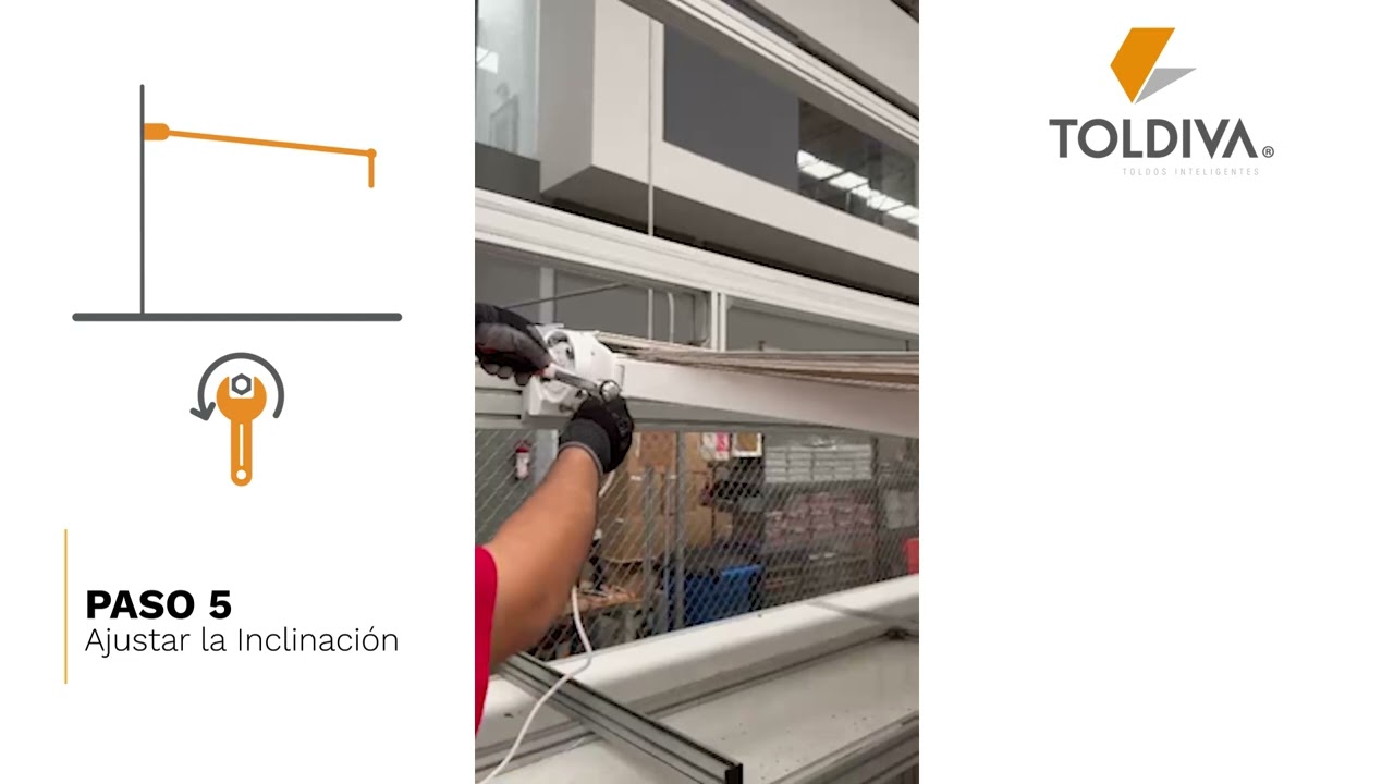 Ajuste de Inclinación Toldo Venezia