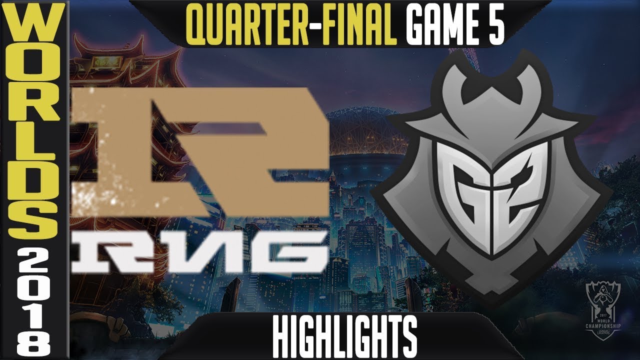 RNG против G2: лучшие моменты пятой игры | Четвертьфинал ЧМ-2018 | Royal Never Give Up против G2 ...