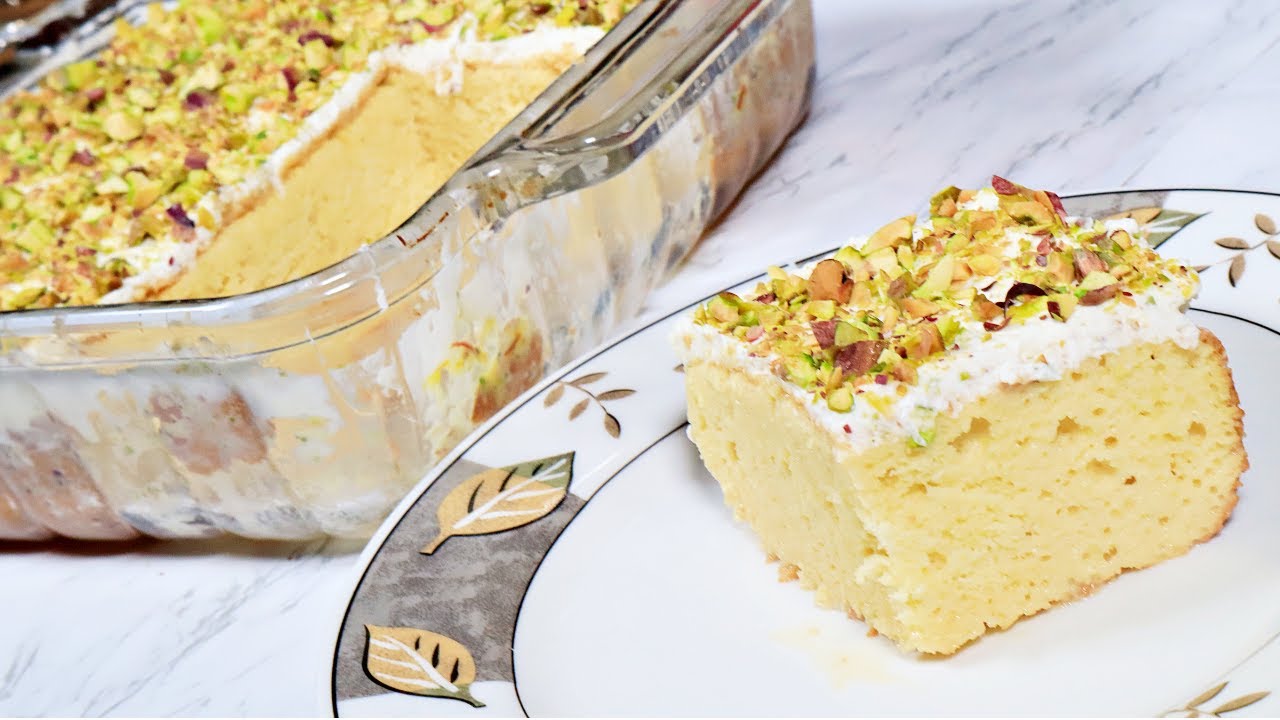 Malai Cake Recipe | How to make Malai Cake | Malai Milk Cake