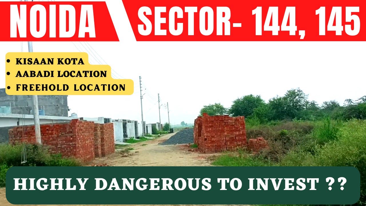 Noida Sector- 144, 145 | Middle Class should Avoid Investing | Manu Bhaiya Vlogs