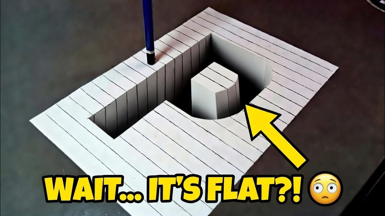 This Looks Like a Real Hole… But It’s Just Paper