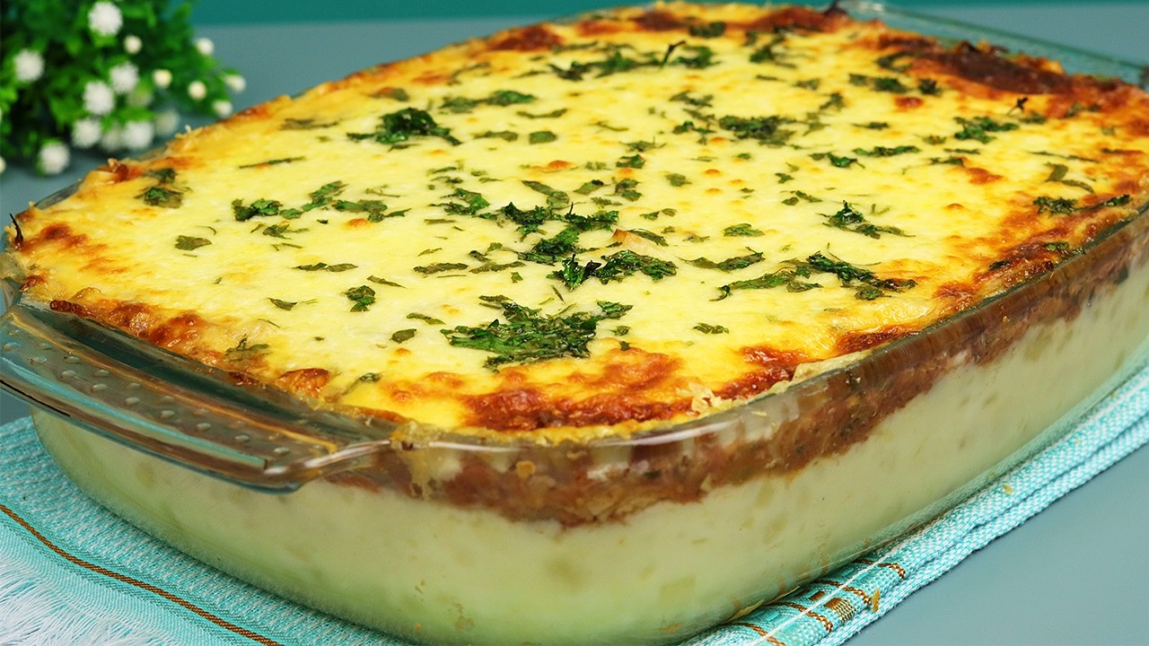 Escondidinho de MANDIOCA com Carne Seca Cremoso PRONTO EM MINUTOS, Almoço Simples e DELICIOSO!!