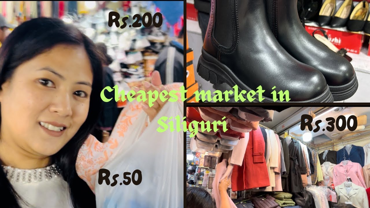 Bidhan Market||cheapest market in Siliguri||starting price only 50rs||Thrifting||try on haul