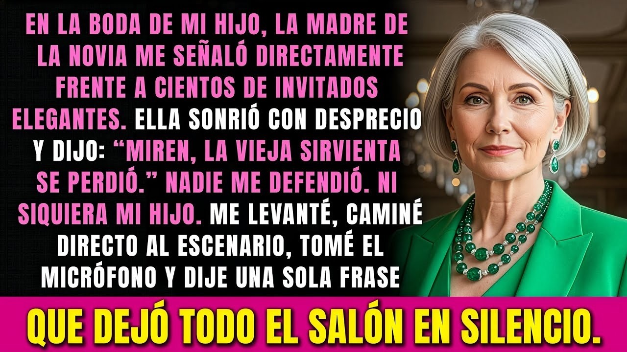 Delante de 100 invitados, la familia de mi nuera me llamó ‘la vieja sirvienta’. Lo que hice después…