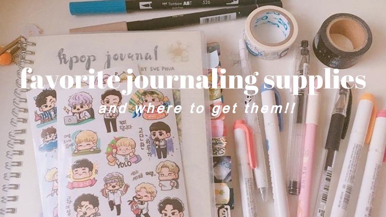 favorite journaling supplies | where to get them