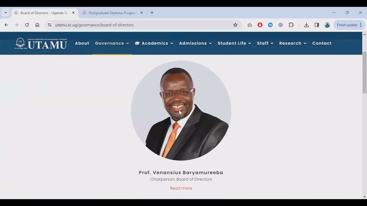 Website Tutorial by Pao Geoffrey Web Admin
