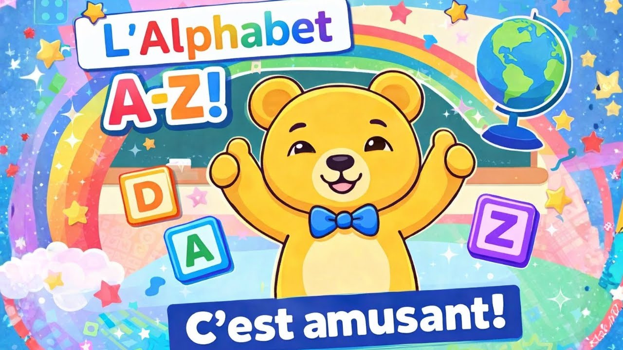 Chanson - L'alphabet A-Z - C'est amusant! Beginner French - Alphabet Song