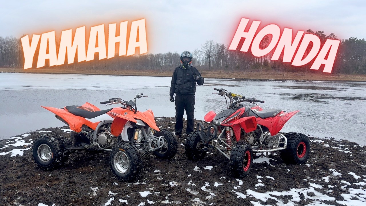 Honda TRX450 против Yamaha YFZ450! (часть 1)