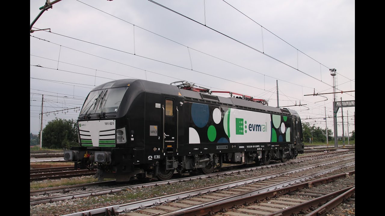 NUOVA Vectron 191 021 EVM RAIL per conoscenza linea a Cuneo 22-7-2020