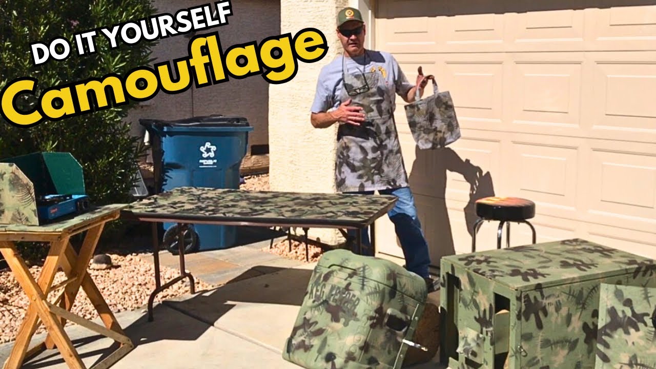 Как нарисовать камуфляж (камуфляжная краска своими руками)